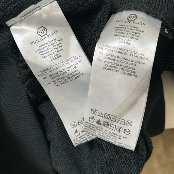 Phillip Plein Black Hoodie Men’s SweatSuit Jogger Set (Size Small) - Picture 7 of 15